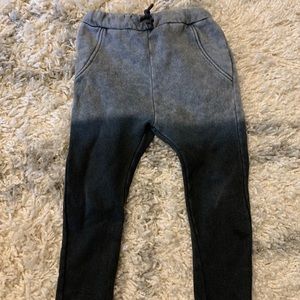 Zara baby boy skinny jogger sweatpants size 2t